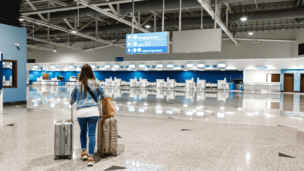 interieur terminal aeroport stewart new york swf salle embarquement