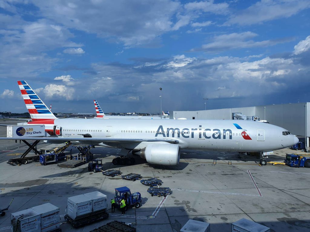 Avion American Airlines à New York