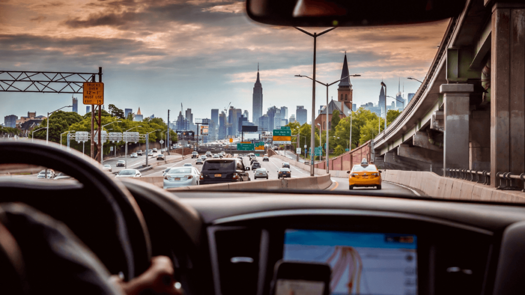 trajet jfk manhattan voiture new york