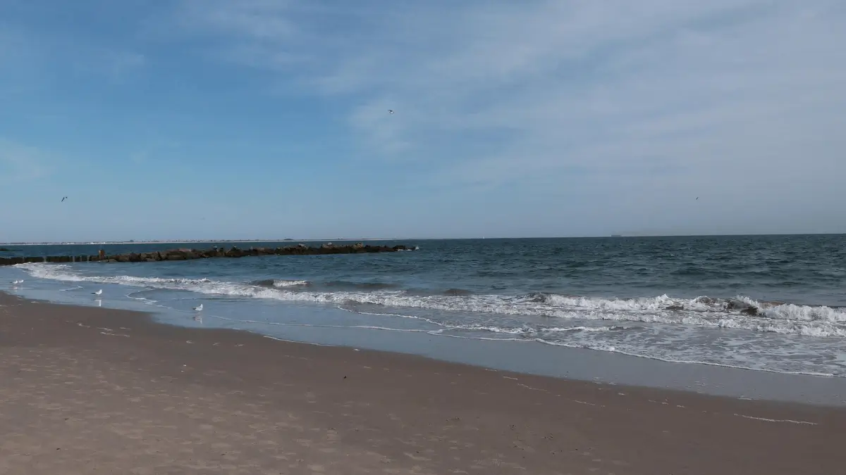 Brighton Beach près de Coney Island à Brooklyn New York
