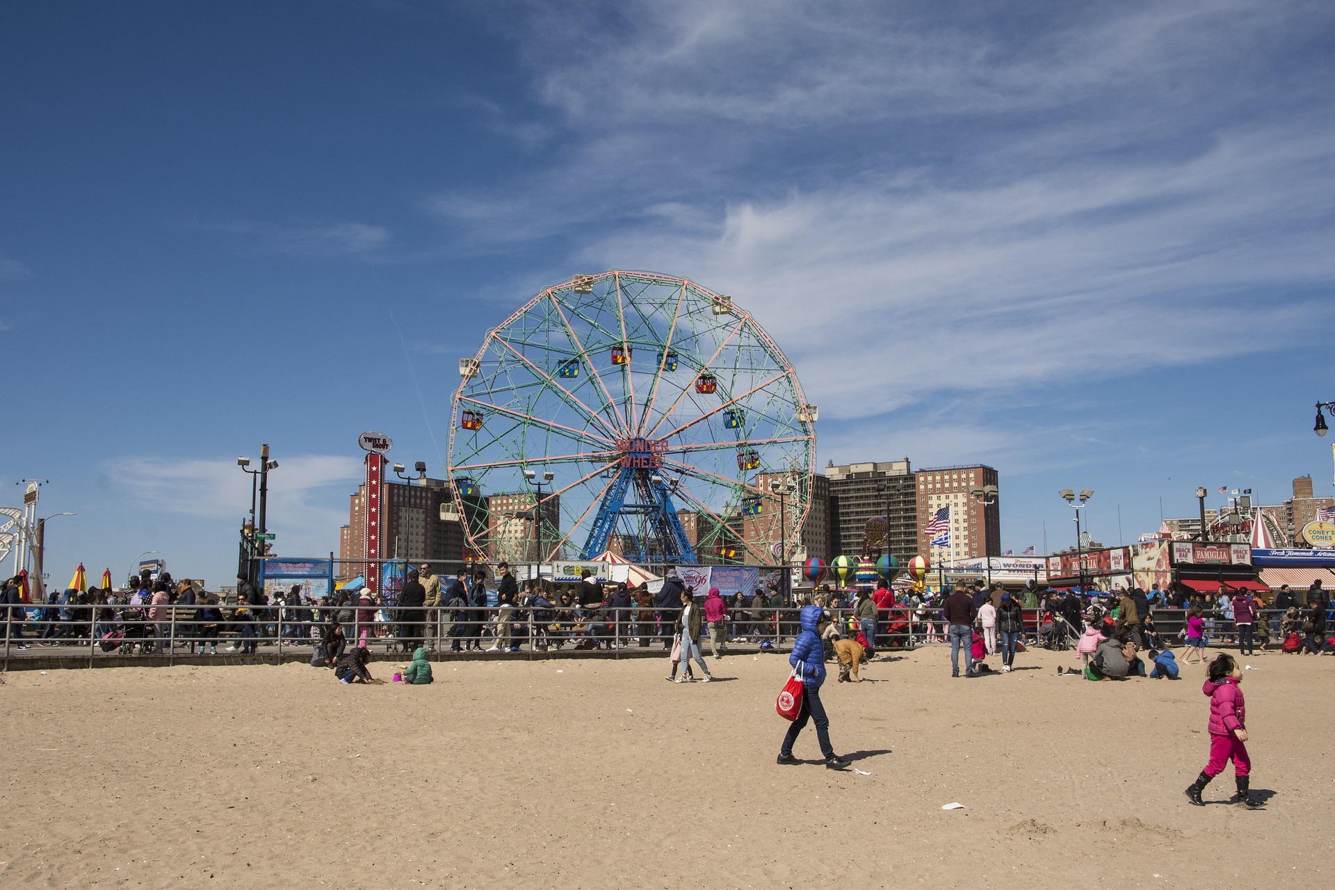 Grande roue de Luna Park à Coney Island New York